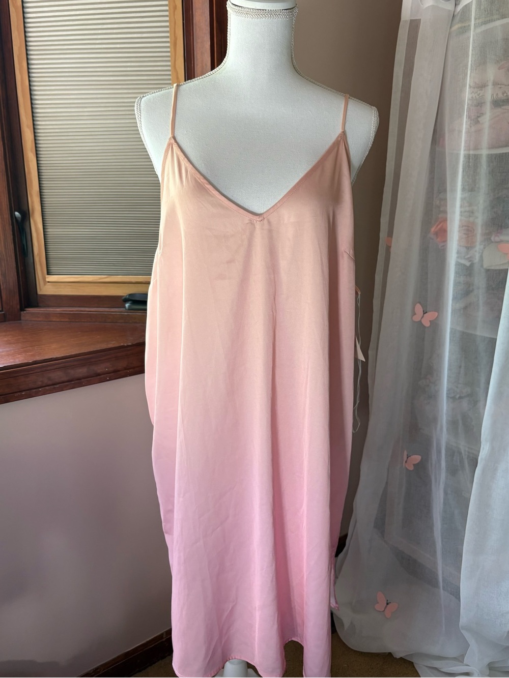 Stars Above Pink Ombré Camisole Nightgown